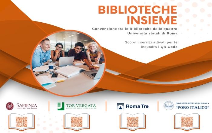 Convenzione tra le biblioteche delle quattro Università statali di Roma