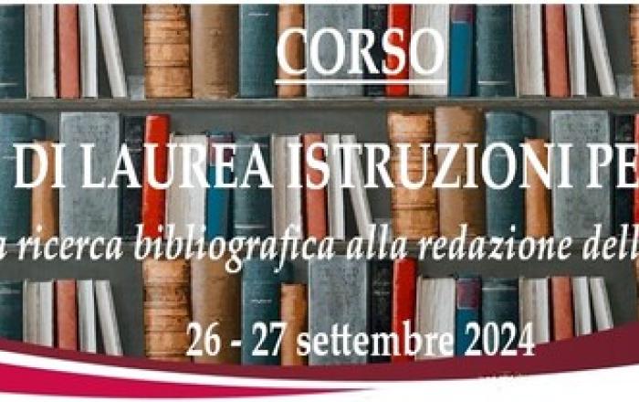 Corso Tesi di Laurea